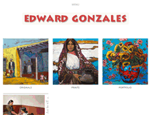 Tablet Screenshot of edwardgonzales.com